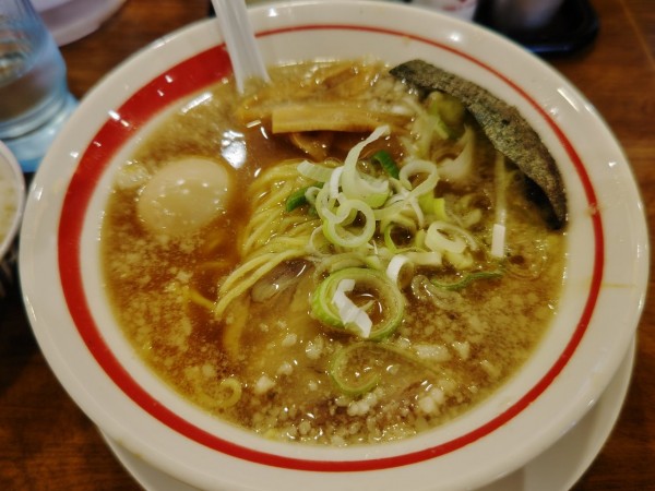 「正油煮玉子らーめん」@らーめん屋 あじとら 狭山笹井店の写真