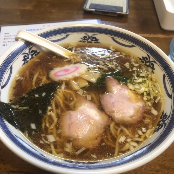 「手打ちラーメン」@手打ら〜めん 雅の写真