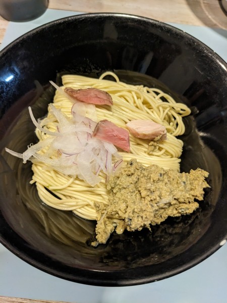 「牡蠣ペースト和え玉」@かき物語の写真