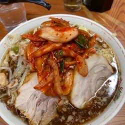 小ラーメン　ニラキムチ