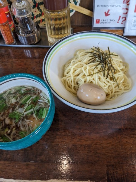 「塩つけ＋味玉」@ラハメン ヤマンの写真
