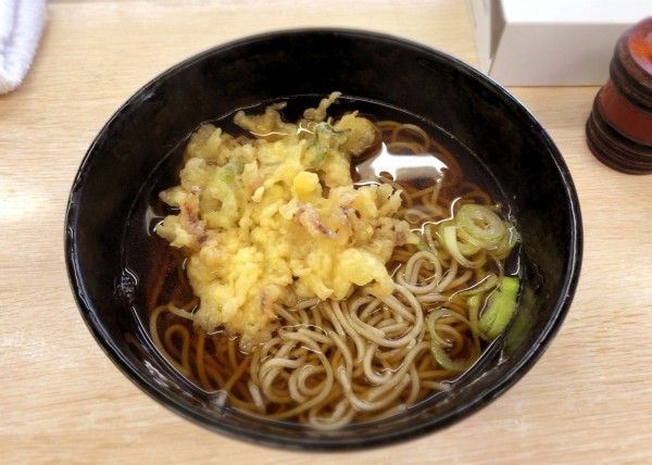 「ゲソ天そば(410円)」@かみむらの写真