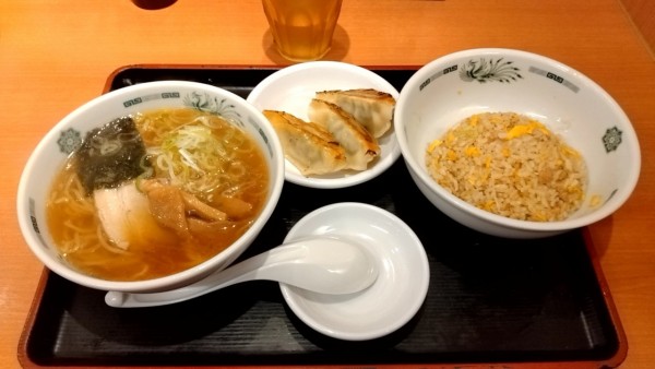 「ラ・餃・チャセット_650円」@日高屋 赤坂一ツ木通店の写真