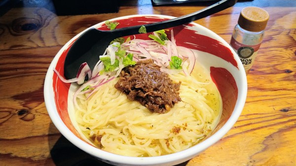 「【夏麺】 和牛テールスープの冷やしそば(大)」@麺場 浜虎 横浜店の写真