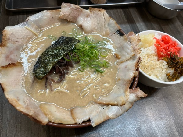 「チャーシューメン定食　¥1,300」@栗ちゃんラーメン 紺屋町店の写真