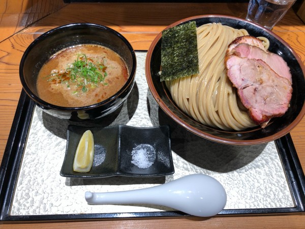 「麻辣チャーシューつけ蕎麦大1600+100」@中華蕎麦 ひら井の写真