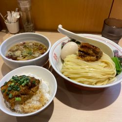 特製つけ麺　大　角煮飯