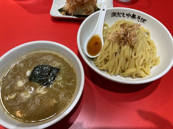 「つけ麺（小）」@駅ラーメン 深だし中華そばの写真