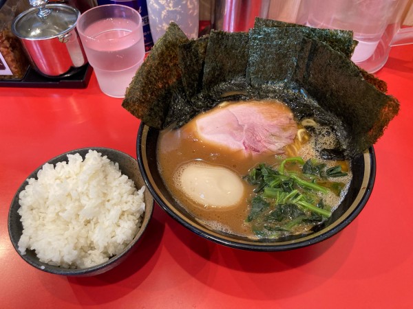 「のり玉ラーメン」@横浜家系ラーメン 大﨑家の写真
