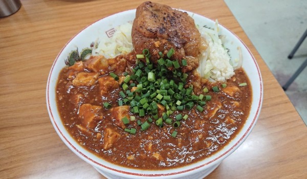 「トンコツ⭐豚マーボー麺，麺冷やし   1000円」@らーめん漢道の写真