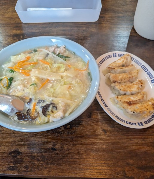 「村山ちゃんぽん＋餃子」@PEKINの写真