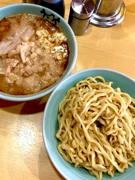 「小つけ麺 中年太り寄り てもみん麺」@ラーメン二郎 八王子野猿街道店2の写真