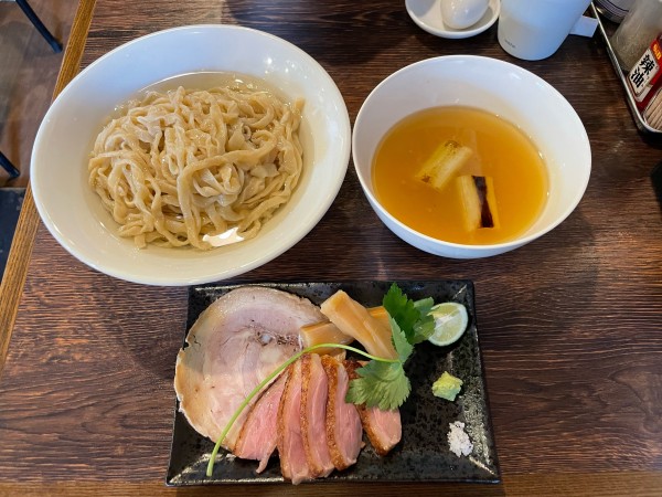 「【限定】鰹昆布水 鴨つけ麺（塩）」@麺屋 真心の写真