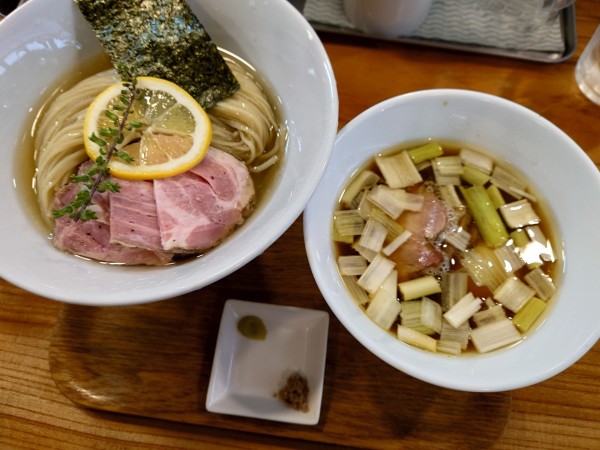 「昆布水つけ麺(醤油)」@アメノオトの写真