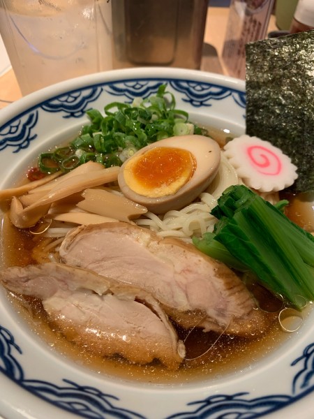 「焼きあご冷やしらーめん」@らーめん由○ 浦和パルコ店の写真