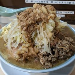 ラーメン300gチョイヤサイチョイアブラ