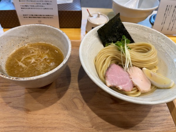 「鶏魚介つけめん」@MENYA NAKAGAWAの写真