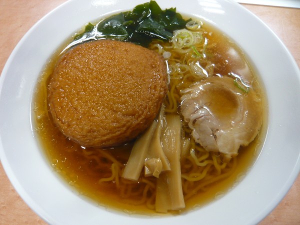 「中華そば（+さつま揚げ）」@清流そば 立川駅5・6番線の写真