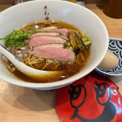 炭火焼鴨ロース麺