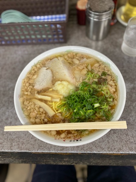 「中華そば大盛脂マシマシニンニクトッピング」@つたふじ 福山支店の写真
