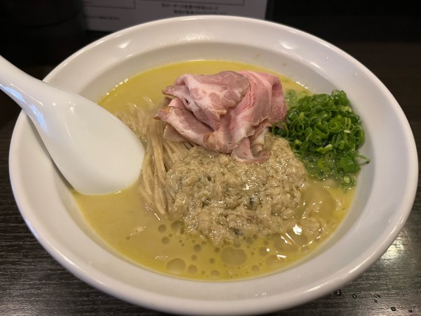 「クラムRich蕎麦」@灰汁中華 丿貫 福富町本店の写真