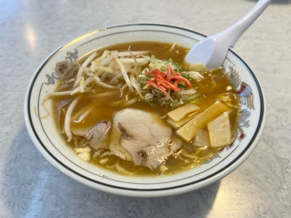 「にんにくそば」@中華そば 一力 本店の写真