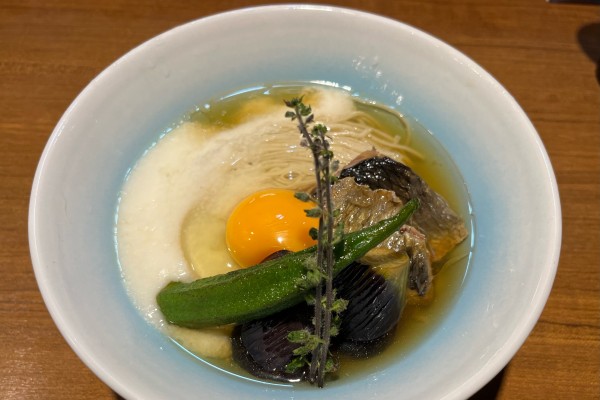 「【限定】身欠にしんの冷やしとろろそば」@寿製麺よしかわ 川越店の写真