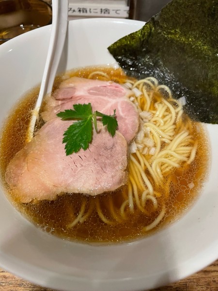 「平子煮干そば」@新橋 纏の写真