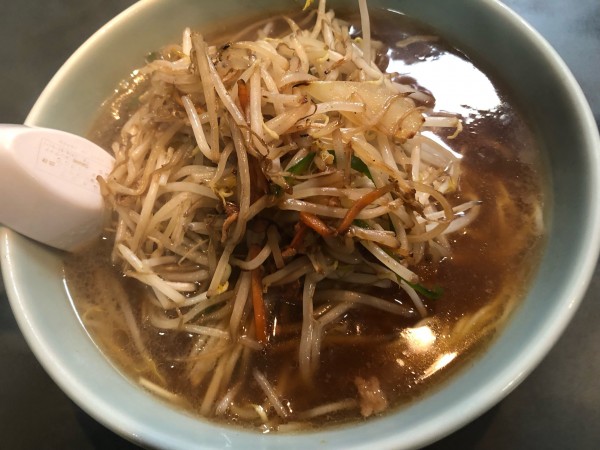 「もやしラーメン」@極楽亭の写真