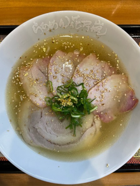 「限定　戦国武将らあめん　豊臣秀吉　シン・黄金の鶏そば」@らあめん花月嵐 いわき湯本店の写真