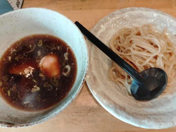 「醤油つけ麺」@つけめん・らーめん かもんの写真
