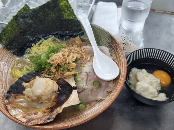 「ゆりかご帆立出汁塩ラーメン」@覆麺 智の写真