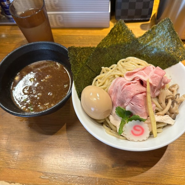 「特製魚介つけ麺　大盛　¥1,230」@馳走麺 狸穴の写真