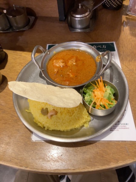 「シングルカレープレート　(エリックチキンカレー)924円」@エリックサウスの写真