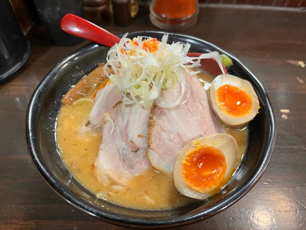 「味卵味噌チャーシュー麺」@麺処 花田 池袋店の写真