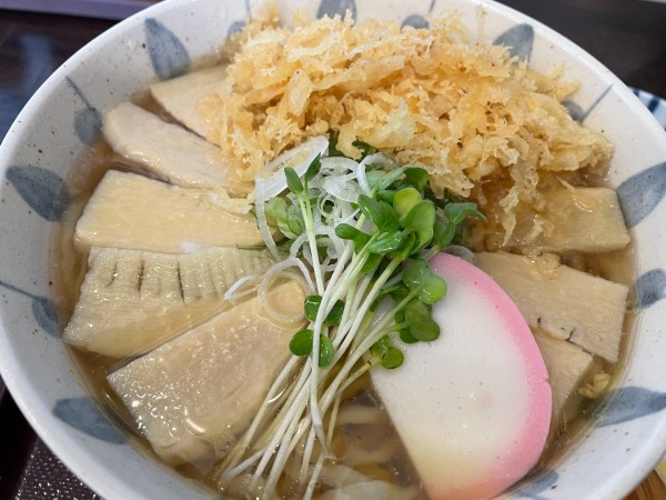 「筍中華・（冷やし）970円+天かす150円」@みづき庵の写真