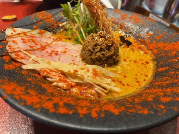 「鯛担麺 激辛」@恋し鯛の写真