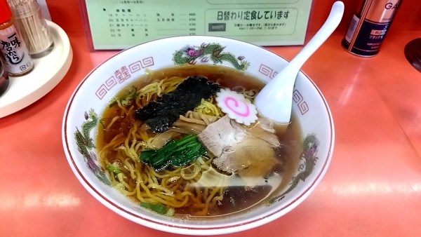 「ラーメン（半炒飯セットで８５０円）」@五十番 東浅川店の写真