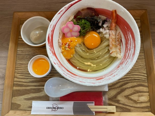 「ETM＋味玉」@えびそば 緋彩の写真