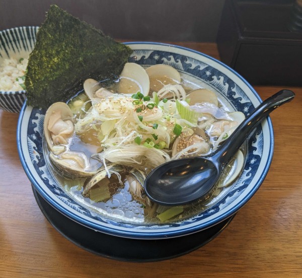 「活はまぐりラーメン」@和風楽麺 四代目 ひのでや 大宮店の写真