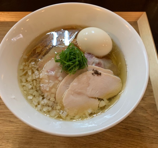 「特製塩ラーメン」@のど黒らぁ麺 永屋の写真