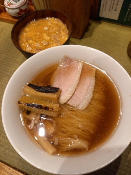 「鴨らーめん￥980＋ミニ親子丼￥320」@らーめん 鴨to葱の写真