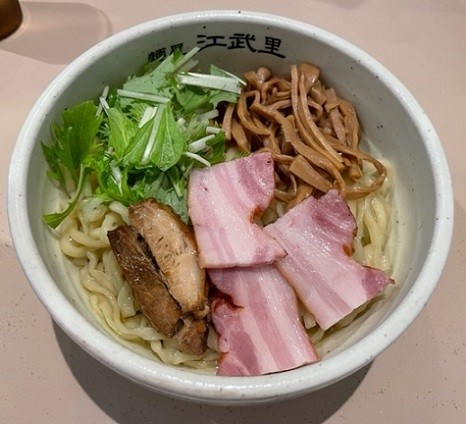 「【限定麺】　織里～武油そば（オリーブオイルそば） 850円。」@麺屋 江武里の写真