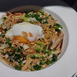 ニボシあえ麺