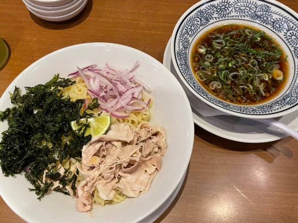 「和風冷肉つけ麺　￥９７９」@丸源ラーメン 大府店の写真