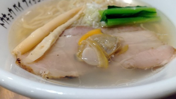 「#潮らぁ麺 #950円 #貝出汁ライス #150円」@Tokyo Bay Fisherman’s Noodle 茅ヶ崎店の写真