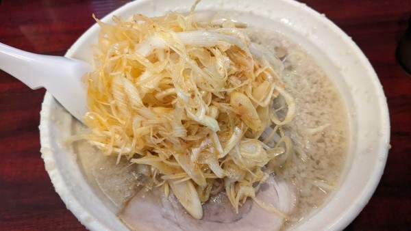 「辛ねぎらーめん　ギタ」@こってりらーめん なりたけ TOKYOの写真