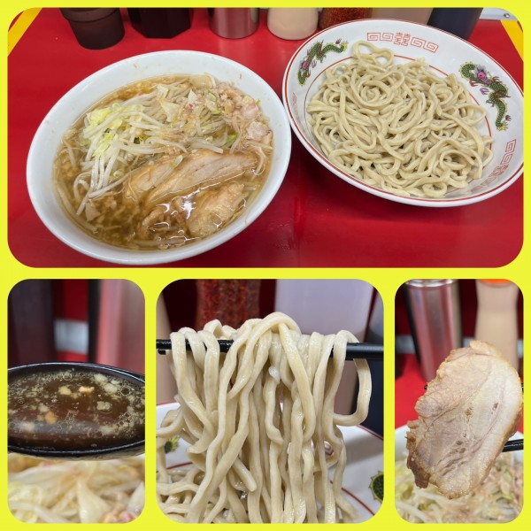 「ラーメン少なめ2/3¥900＋つけ¥100」@ラーメン二郎 湘南藤沢店の写真