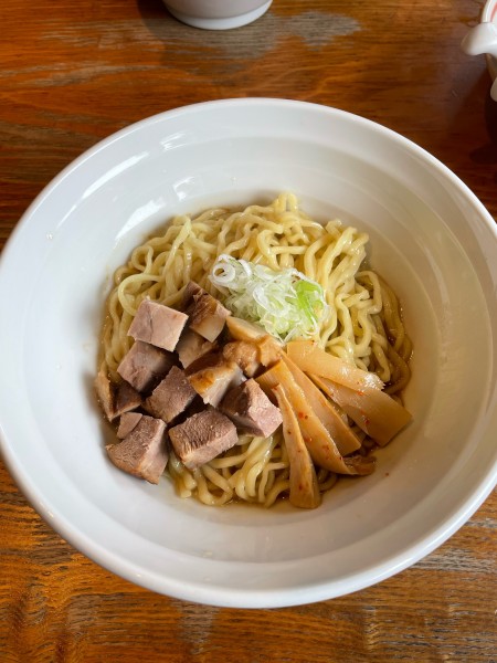 「名古屋コーチン油そば」@麺家 喜多楽の写真
