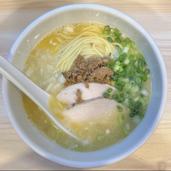 「鶏白湯ラーメン」@らーめん鶏の一の写真